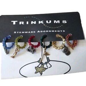 Trinkums steamware Golf Adornments Multicolor Rhinestone Golf Cocktails Charms
